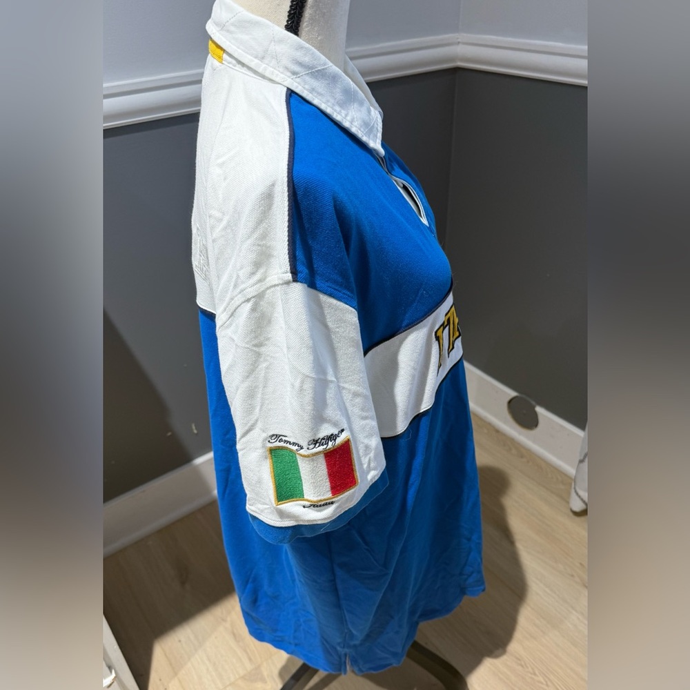 Vintage 90’s Tommy Hilfiger "Italia" polo shirt size XXL - Picture 5 of 6